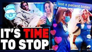 Nurse Goes Viral With GHOULISH TikTok Using Patient Passing For Clout