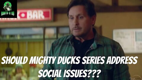 Emilio Estevez Demands Mighty Ducks: Game Changers Address Social Issues!!!