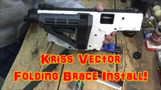 Kriss Vector SDP Gen II Folding Brace Install!