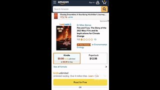 Maui fire book already being sold on Amazon, how? This is very suspicious…