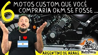 6 Motos CUSTOM da ARGENTINA que não estão no BRASIL de ARAKE