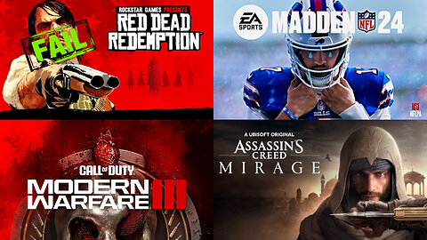 AC Mirage Releasing Early! | MW3 DLC? | Madden 24 Is Same Old Madden? | RDR Port | RunningNews