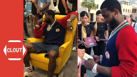 Gucci Mane Gets Treated Like Royalty In Abu Dhabi!