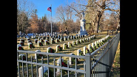 Wreaths Across America, Aspen Grove Cemetery, Burlington, Iowa