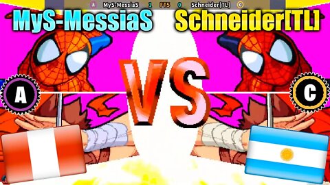 Marvel Vs Capcom: Clash Of Super Heroes (MyS-MessiaS Vs. Schneider[TL]) [Peru Vs. Argentina]
