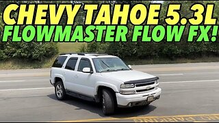 2005 Chevy Tahoe Exhaust Sound w/ FLOWMASTER FLOW FX!