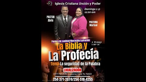 Iglesia Cristiana Uncion y Poder Inc. está realizando una transmisión en vivo