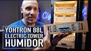 Yohtron 88L Electric Tower Humidor Review
