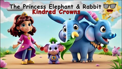 The Princess Elephant & Rabbit Kindred Crowns | Bedtime Stories For Toddlers👸🙀 #princess #elephant