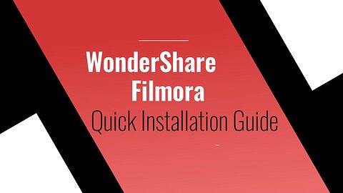 Wondershare Filmora 12.0.12 | Video Editor | Quick Installation Guide