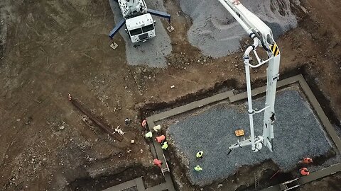 Concrete Footers Poured - Pompey