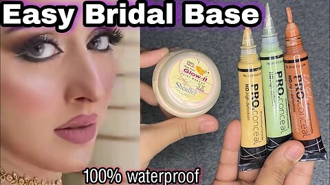 How to Parlor Secret Bridal Base Hacks 😍 | LA Girl Pro Concealer Makeup Tips and Tricks