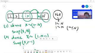 Explain the Fisher Yates Algorithm and leetcode 384. Shuffle an Array