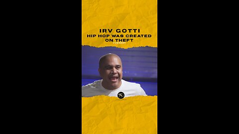 #irvgotti #Hiphop was created on theft. Do you agree? 🎥 @drinkchamps