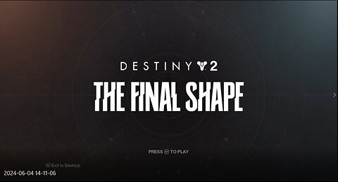 DESTINY 2 : The Final Shape (No commentaries.)