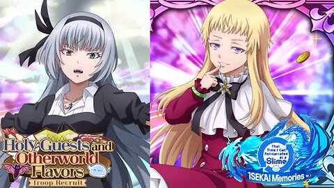 SLIME ISEKAI Memories Holy Guest and Otherworld Flavors Troop Recruit Banner Summons