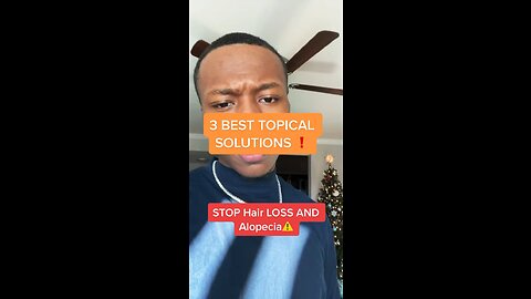 3 best topical solutions for hair loss & alopecia