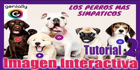 🆕 Como crear una IMAGEN INTERACTIVA en GENIALLY ✅ Interactividad y Animación ✅ Tutorial 2 ✅