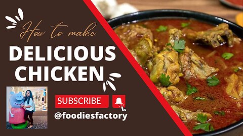 Chicken Ghaziabadi quick easy and in pressure cooker