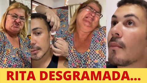 RITA Irmã de CRISTIANE CASTRO Fez um Procedimento na Orelha Inflamada de CARLINHOS MAIA