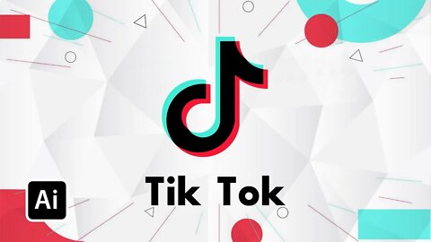 TikTok Logo Design | Adobe Illustrator