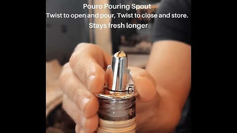 POURO® Twist & Pour Pouring Spouts for spirits, wine, and more help your contents stay fresh.