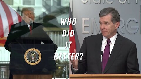 Incitement to Violence... Who did it better? President Trump or Governor Cooper