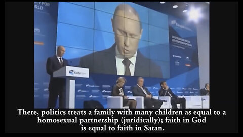 Putin: Emphases The West’s Fall From Christianity & Promotion of Pedophilia- 2016