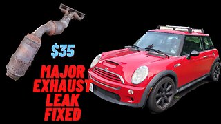 2004 Mini Cooper S (R50/R53) Exhaust leak fix