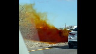 Vehicle Containing Toxic Hazardous Materials Overturned In Tucson, AZ