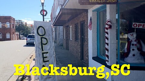 Blacksburg, SC, Town Center Walk & Talk - A Quest To Visit Every Town Center In SC