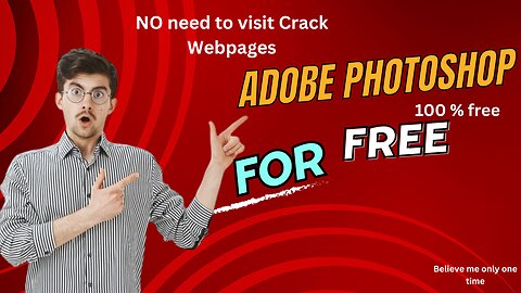 "How I Install Adobe Photoshop for Free!"