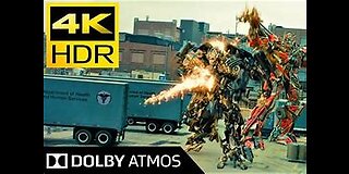 Epic Transformers Fight Scene in 4k HDR
