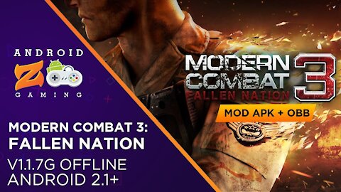 Modern Combat 3: Fallen Nation - Android Gameplay (OFFLINE) 805MB+
