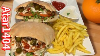 Homemade döner kebab recipe