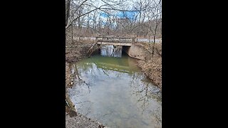 Abandoned bridge on abandoned road