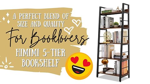 A Perfect Blend of Size and Quality for Book Lovers [Himimi Bookshelf]