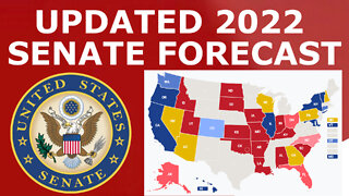 Updated 2022 Senate Map Prediction (October 2, 2022)