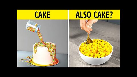 Cake or Fake? 🍰 Easy Desserts and Cake Hacks for Beginners 🌈