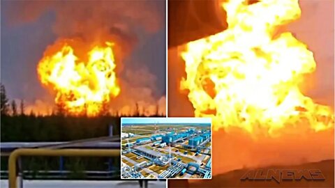 Huge inferno erupts at Russia’s biggest pipeline in latest mystery fire to hit country