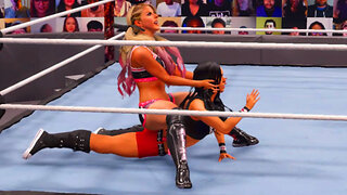 WWE 2K22 Alexa Bliss Vs AJ Lee Submission Match