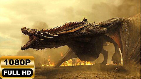 Game of Thrones Dragons attacks scene