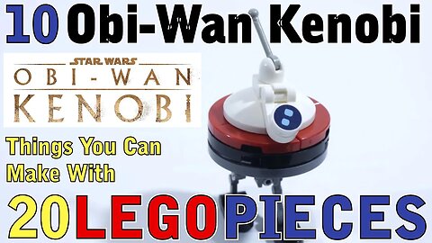 10 Obi Wan Kenobi things you can make with 20 Lego pieces