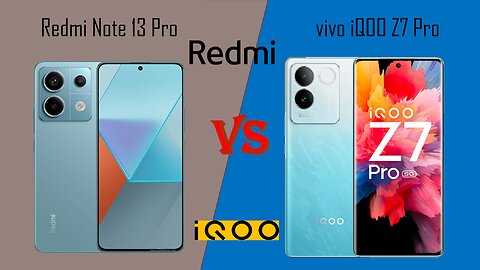 Redmi note 13 Pro Vs iQoo Z7 Pro | Comparison | @technoideas360