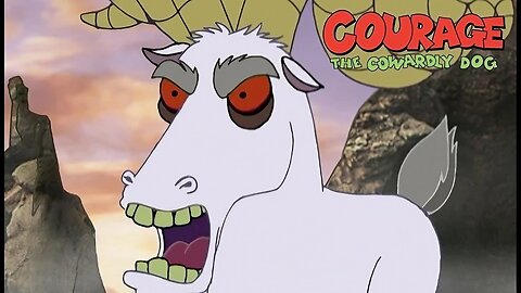 Courage The Cowardly Dog: Baaaaad Goat | Cartoons