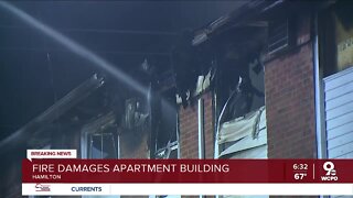 Fire damages Hamilton apartment complex for the second time