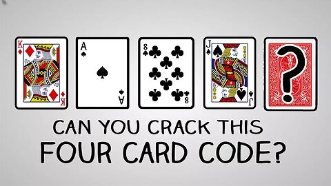 Can You Crack This Four Card Code?