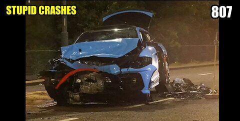 Stupid crashes 807 July 2023 car crash compilation