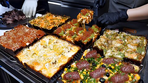 Monthly sales of 1000000 dollars?!Detroit pizza with amazing toopings/korean street food.