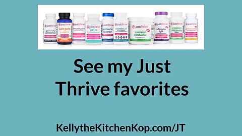Just Thrive Favorites 20% off!